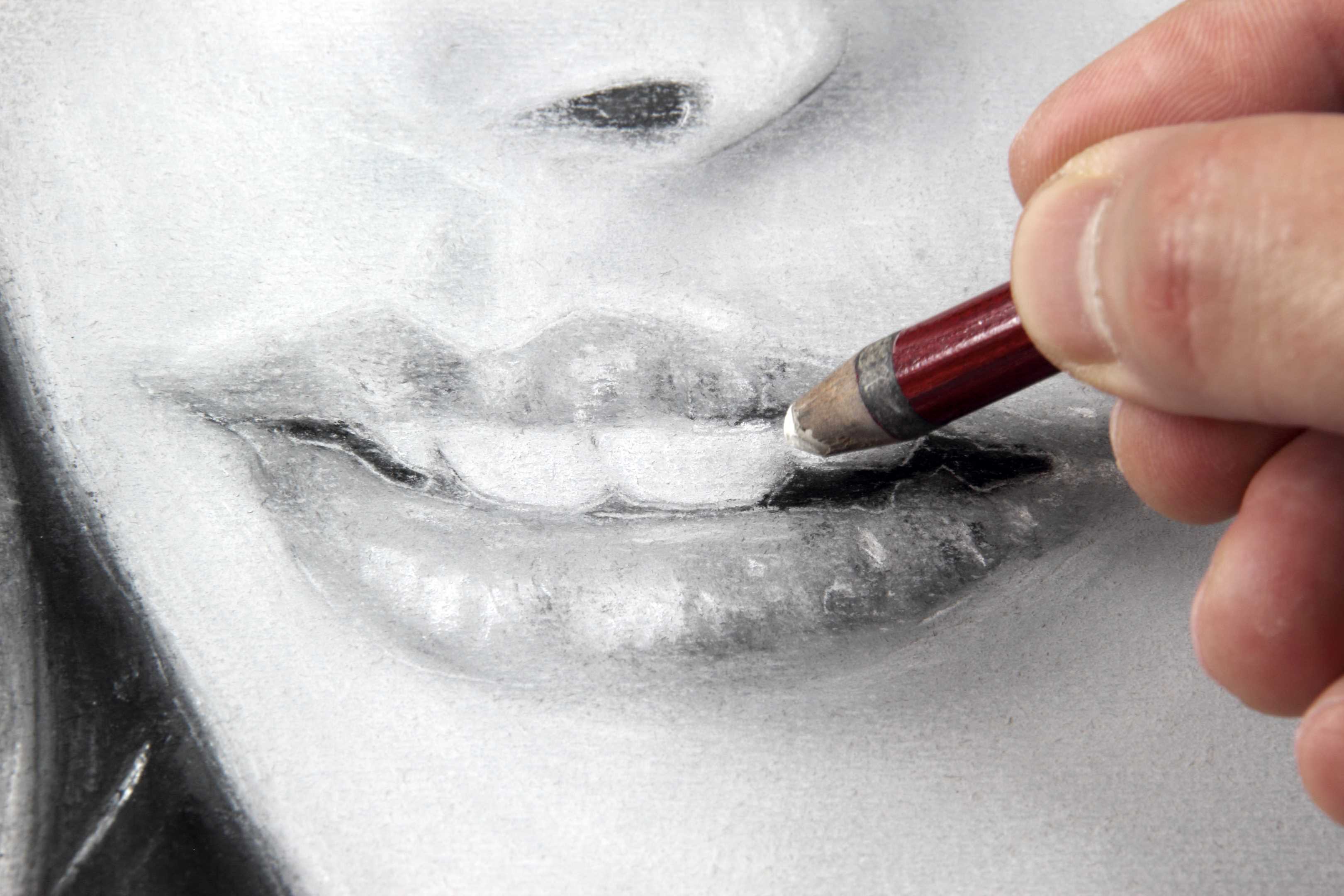 Lips Pencil Drawing By Lahoma Grant | absolutearts.com